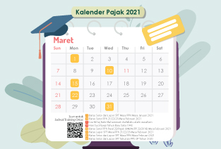 Kalender Pajak Bulan Maret 2021