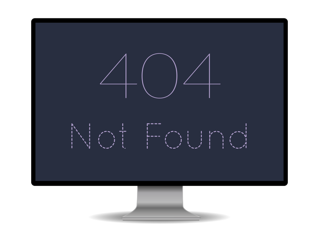 Monitor Error Problem Page Found  - Mocho / Pixabay