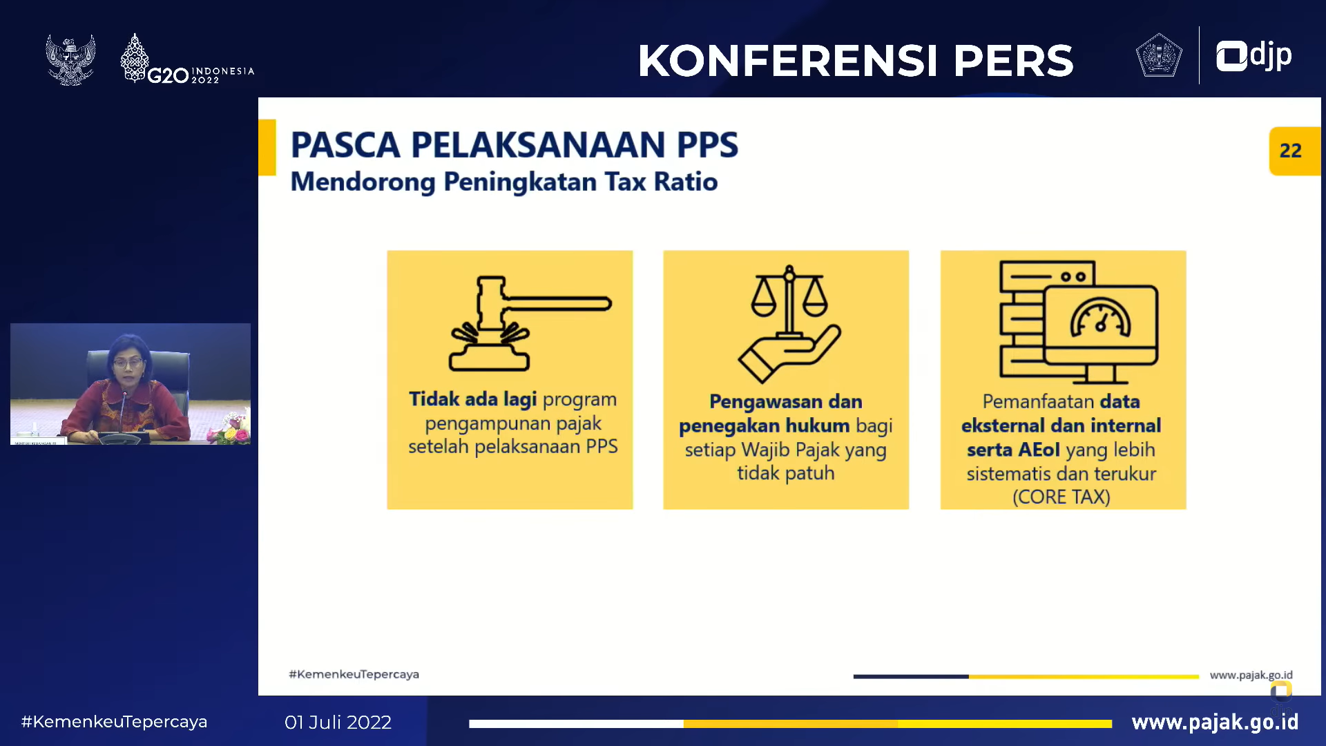 Sri Mulyani Tegaskan Tidak Ada Lagi Pengampunan Pajak Setelah PPS