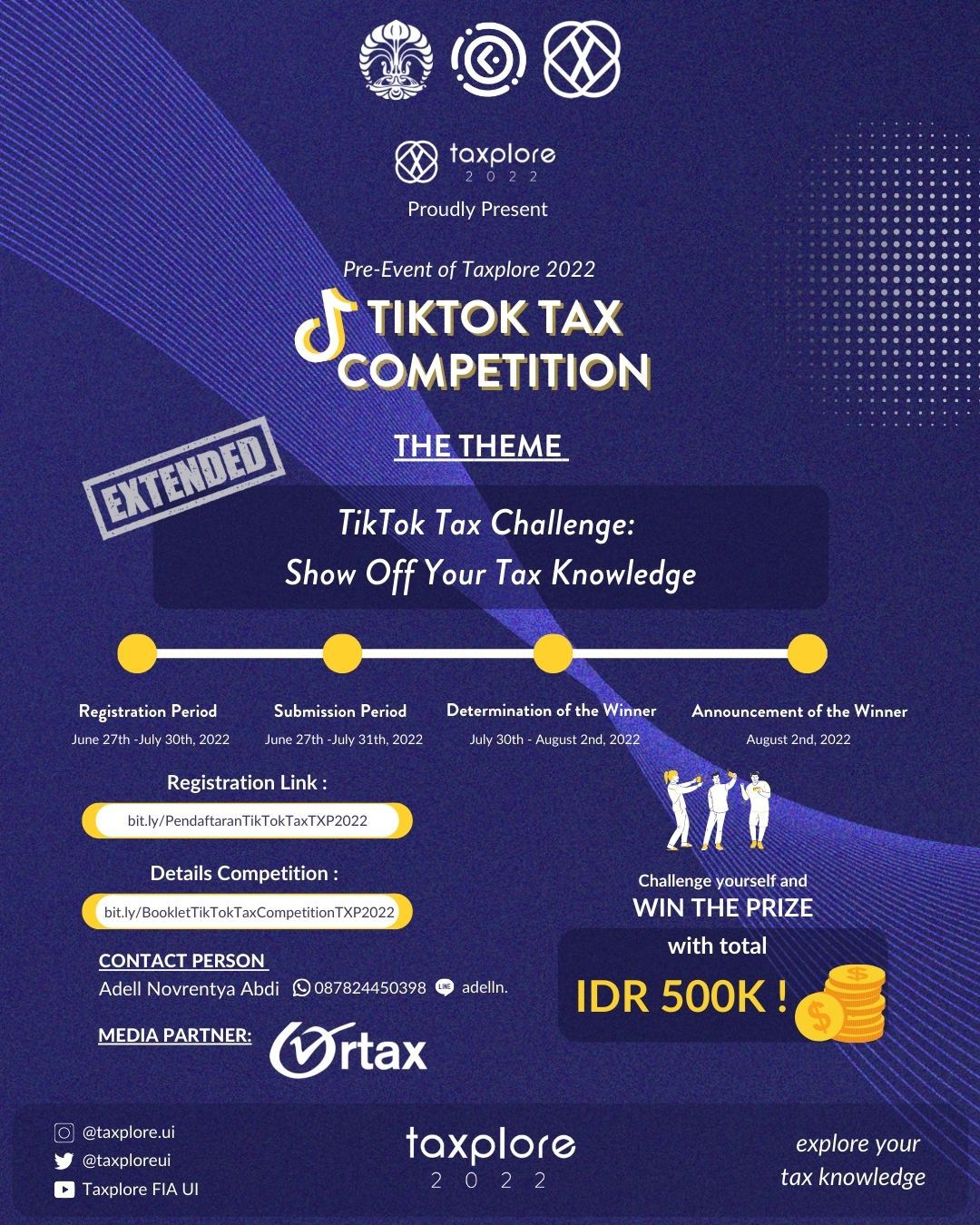 Yuk, Ikut Lomba Taxplore UI dan Menangkan Rp10 Juta Rupiah!