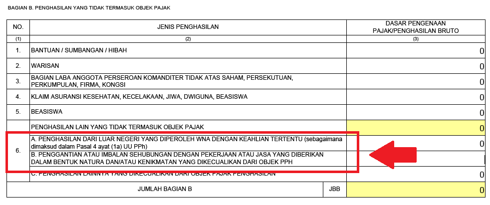 e-form pajak orang pribadi terbaru