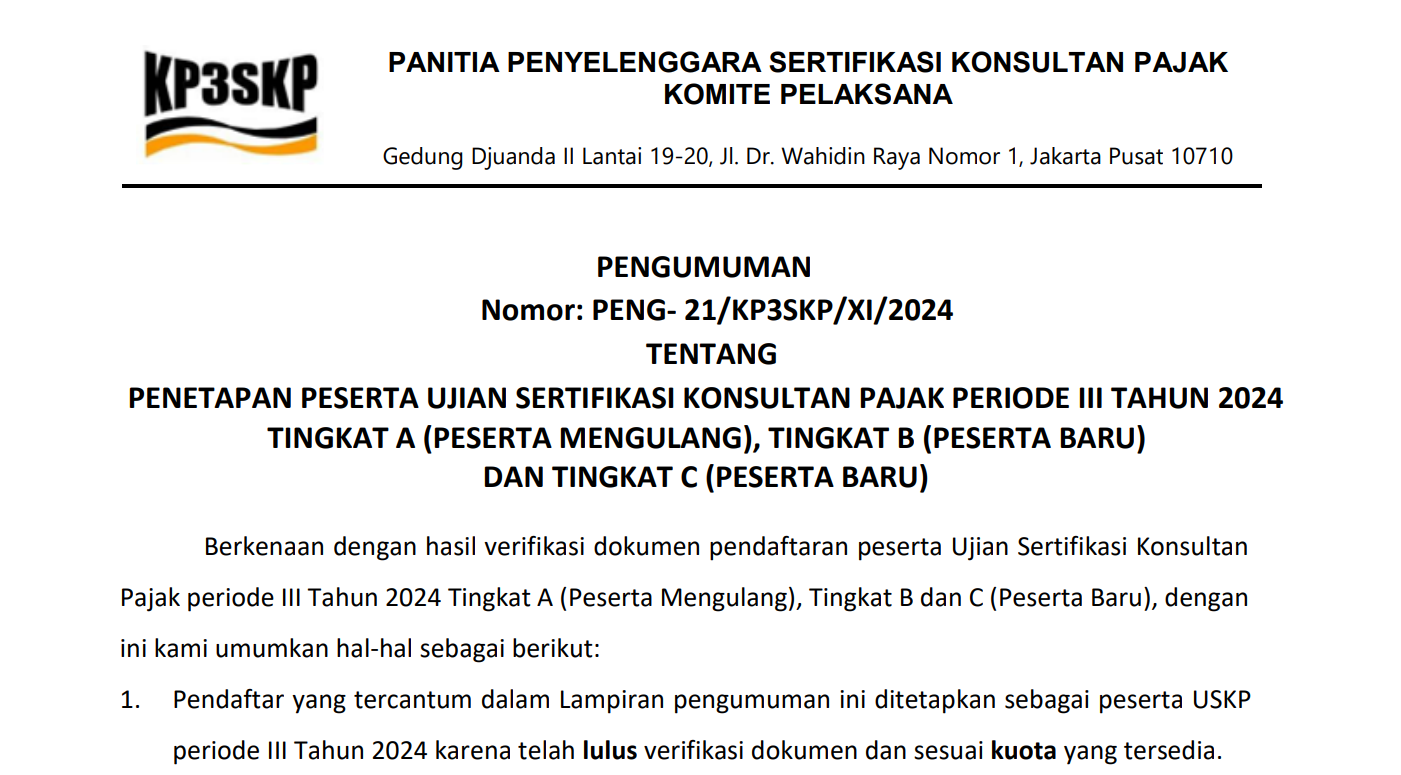 Pendaftaran USKP, Panitia Umumkan 2.354 Peserta Lulus Verifikasi