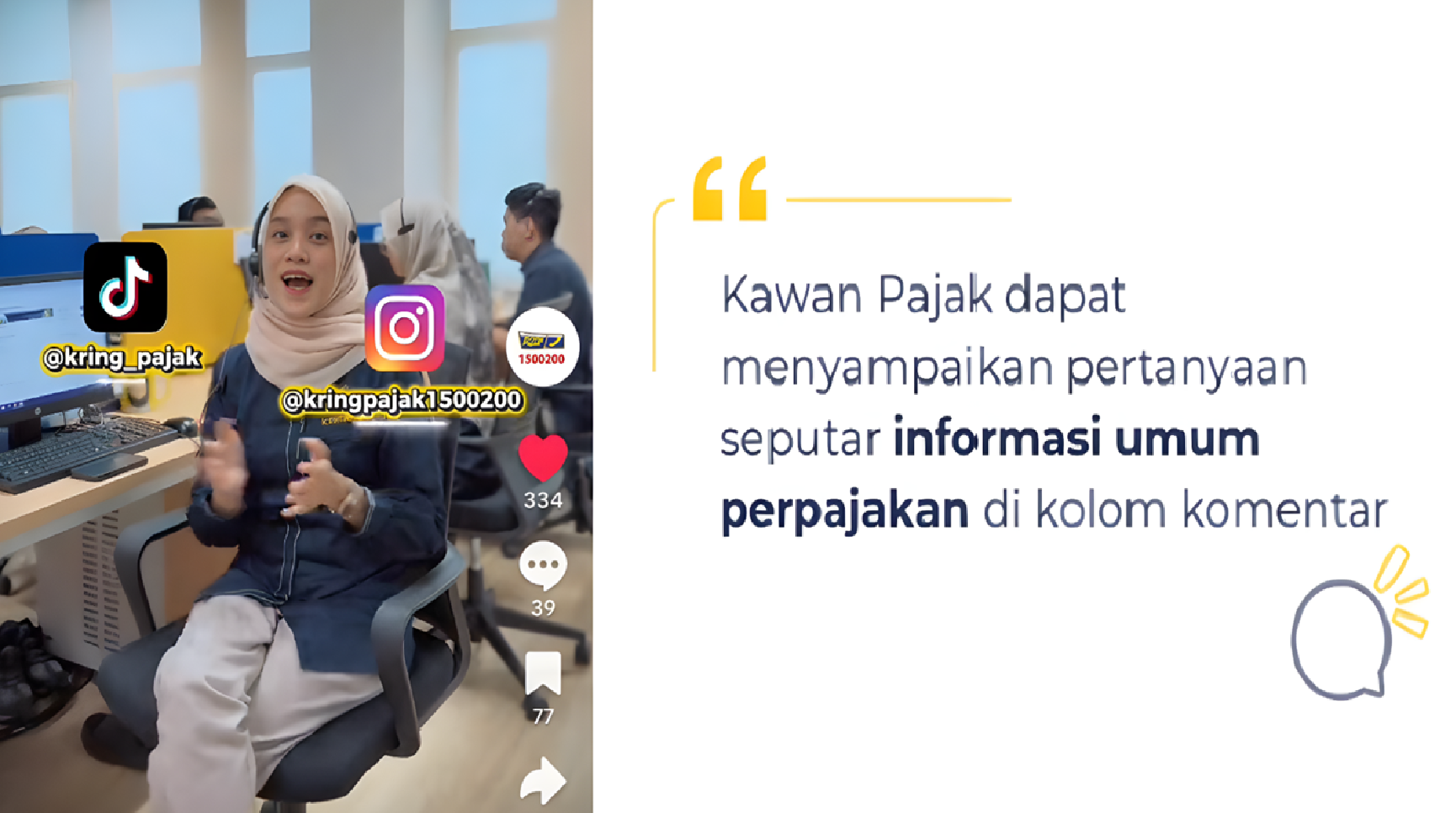 Tidak Hanya Instagram, Kring Pajak Kini Hadir di TikTok